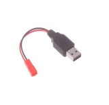 Cablu alimentare li-ion 3.7V USB A tata - mufa JST 2 pin mama 15cm