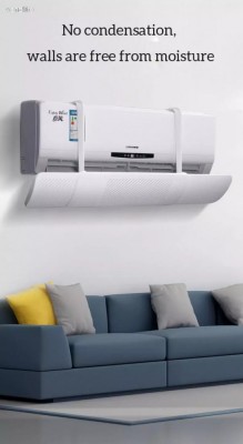 Deflector reglabil pentru aer conditionat, protectie jet de aer rece 58 - 95 cm foto