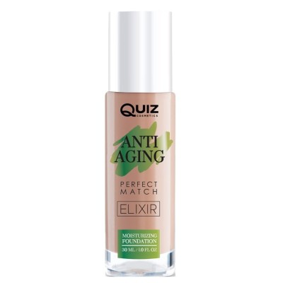 Fond de ten Anti Aging Foundation Sand, Quiz Cosmetics nr 04, 30ml foto