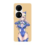 Husa compatibila cu Huawei Nova Y70 model Rebecca Bluegarden Edens Zero, Silicon, TPU, Viceversa, Transparent, Carcasa