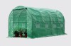 Sera Gradina Tunel 4x2x2m, Cadru Otel Galvanizat, Folie Polietilena UV4, Fereastra Ventilatie, Flori, Legume, Plante, 140g/mp
