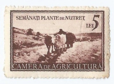 Romania, lot 901 cu 1 timbru fiscal pentru agricultura, 1930, MNH foto