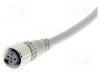 Cablu pentru senzori și automatizări OMRON M12, 4 pini, conector drept mamă