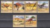 Guineea Bissau 2001 - Dinozauri și Animale preistorice, 4 POZE, SET COMPLET, MNH, Nestampilat