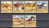 Guineea Bissau 2001 - Dinozauri și Animale preistorice, 4 POZE, SET COMPLET, MNH