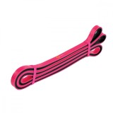 Banda elastica HMS GU06 Roz/Negru FitLine Training