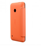 Husa Flip Nokia Lumia 530 Portocaliu, Alt material, Cu clapeta