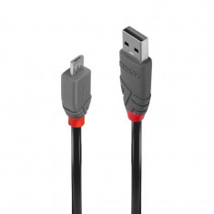 Cablu Lindy 5m USB 2.0 Type A - MicroUSB foto