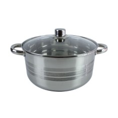 Cratita inox cu capac, 7L