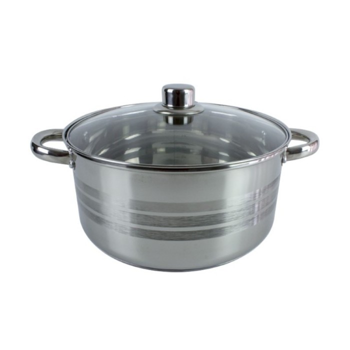 Cratita inox cu capac, 7L