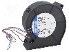 Ventilator 97x94x33mm, 12V DC, volum aer 55m3/h, lagar cu bila, EBM-PAPST - RL65-21/12/2