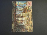 Carte Poștală Vintage Italia 1909 - Genova &bdquo;Trofeele Sf&acirc;ntului Blaise&rdquo;(cel mai probabil din perioada 1900&ndash;1940)
