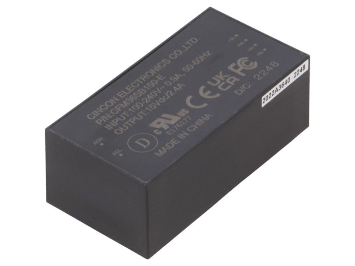 Convertor AC/DC 36W 15VDC
