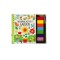 Carte de pictat cu degetele Usborne, 64 de pagini, model gradina