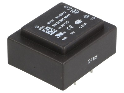 Transformator &amp;icirc;ncapsulat 0,5VA 230V 9V foto