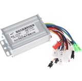 Controler motor Electric 36V/48V 350W, Design compact, alb argintiu, dimensiuni 103x70x35mm