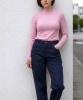 Bluza damă tip maletă din bumbac cu elastan, Slim Fit - Confort și stil pentru orice ocazie - XL - Roz
