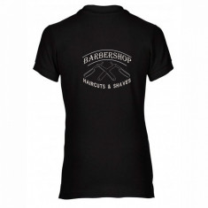 Tricou polo brodat personalizat &amp;quot;Barber Shave&amp;quot; (Marime: XXL, Tip tricou: foto