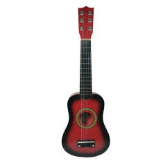 Chitara pentru copii, clasica, lemn, Junior Red, 54 cm