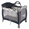 Patut Pliant Graco Contour Electra Into the Wild, 0-3 ani, cu Vibratii, Muzica, Lumina, Masa Infasat si Geanta Transport