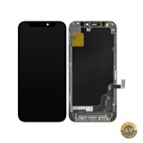 Display cu Touchscreen ZY pentru Apple iPhone 12 mini cu Rama Versiune LCD In-Cell Negru