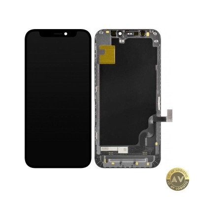 Display cu Touchscreen ZY pentru Apple iPhone 12 mini cu Rama Versiune LCD In-Cell Negru foto