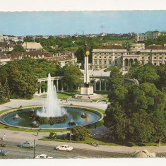 AT2 -Carte Postala-AUSTRIA-Viena, Schwarzenbergplatz, circulata 1966