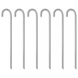 VidaXL Țăruși de cort, 24 buc., 17 cm, &Oslash;20 mm, oțel galvanizat