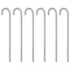 vidaXL Țăruși de cort, 24 buc., 17 cm, &Oslash;20 mm, oțel galvanizat