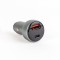 Adaptor bricheta auto cu mufa tip C PD si priza USB, incarcare rapida, afisaj de tensiune 48W