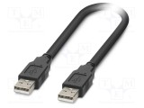 Cablu USB 2.0 A-A 1m negru PHOENIX CONTACT