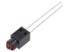 LED 3mm Roșu 30mA Lentilă 60&deg;