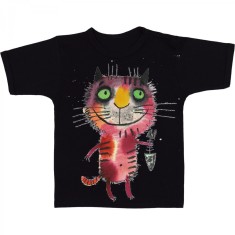 Tricou &amp;quot; Pisica cu os de peste &amp;quot; foto