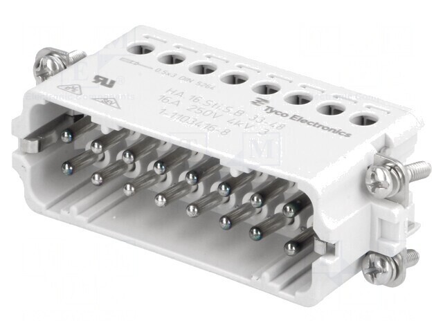 Conector HDC tată 16 pini 16A dimensiune 9