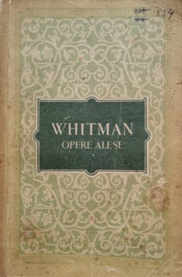 Opere Alese - Walt Whitman , C542 foto