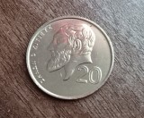 M3 C50 - Moneda foarte veche - Cipru - 20 centi - 1989, Europa