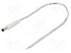 Cablu alimentare DC, cabluri, DC 5,5/2,5 mufa, transparent, 0,25m, BQ CABLE - DC.CAB.8610.0020