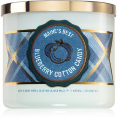 Bath & Body Works Blueberry Cotton Candy lumânare parfumată I. 411 g