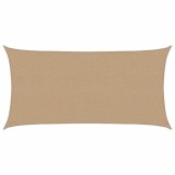 Cumpara ieftin Panza parasolar, gri taupe, 2,5x4,5 m, HDPE, 160 g/m&sup2;