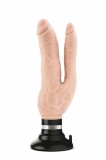 Vibrator 2-in-1 Dr. Skin Cock Vibes, Beige