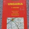 Harta rutiera Ungaria, anii 2000, ca noua, in limba romana