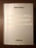Marin Mincu - O panoramă critică a poeziei rom&acirc;nești din secolul al XX-lea (de la Macedonski la Cristian Popescu) (1181 p.)