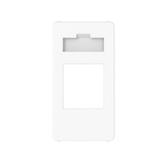 Carcasa conector date 1M Gewiss System Pura alb lucios GWC20270