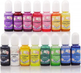 L&#039;S RĂȘINA 15 culori Pigment epoxidic, colorant lichid translucid din rășină fie, Oem