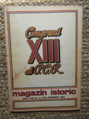 REVISTA MAGAZIN ISTORIC (NOIEMBRIE, 1984)