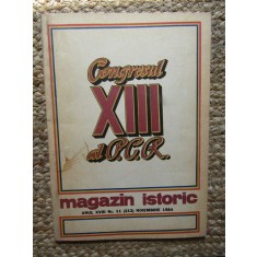 REVISTA MAGAZIN ISTORIC (NOIEMBRIE, 1984)