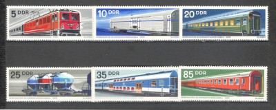 D.D.R.1973 Locomotive si vagoane SD.375 foto