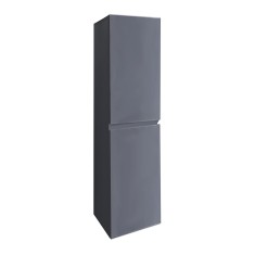 Leziter Dulap lateral Cube gri, montat pe perete Mobalis Homvera