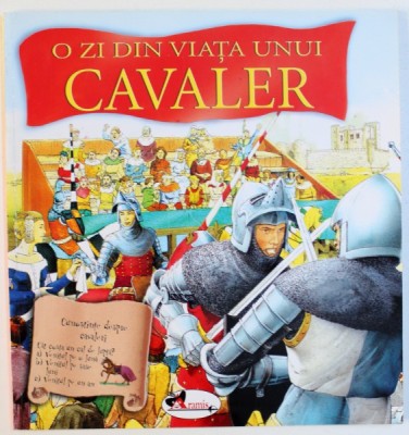 O ZI DIN VIATA UNUI CAVALER de ANDREA HOPKINS , ilustratii de INLINK , FIRENZE , 2007 foto