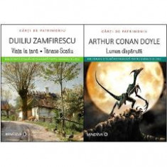 Pachet 7: Lumea disparuta + Viata la tara - Arthur Conan Doyle, Duiliu Zamfirescu